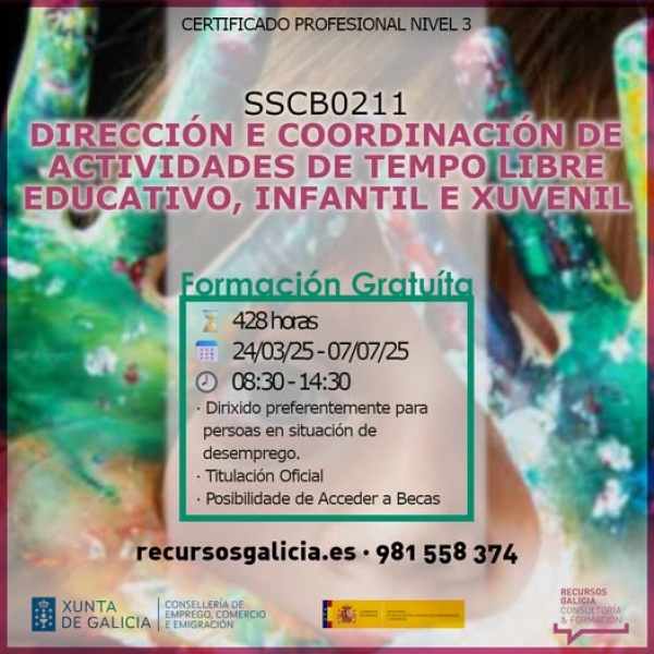  Dirección e coordinación de actividades de tempo libre educativo infantil e xuvenil