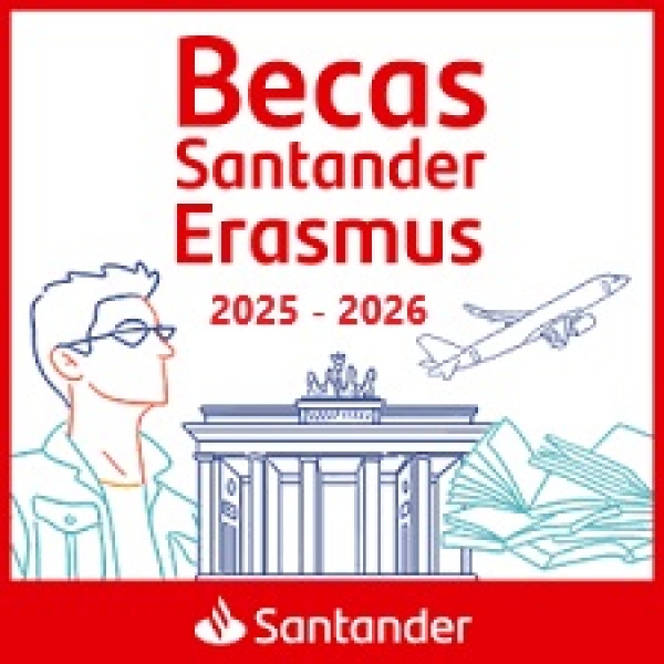 Bolsas Santander para Erasmus 2025