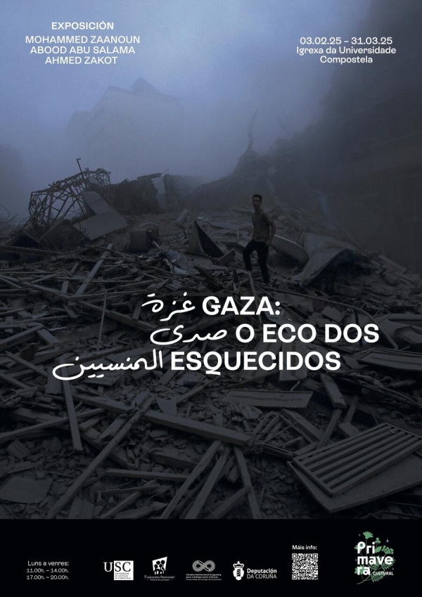 Exposición 'Gaza: o eco dos esquecidos'