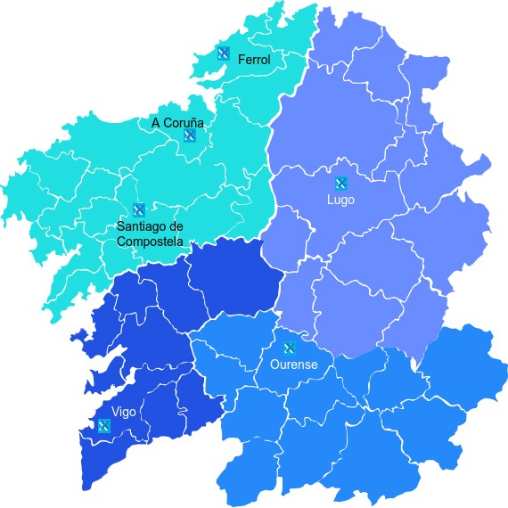 Centros de Xuventude en Galicia